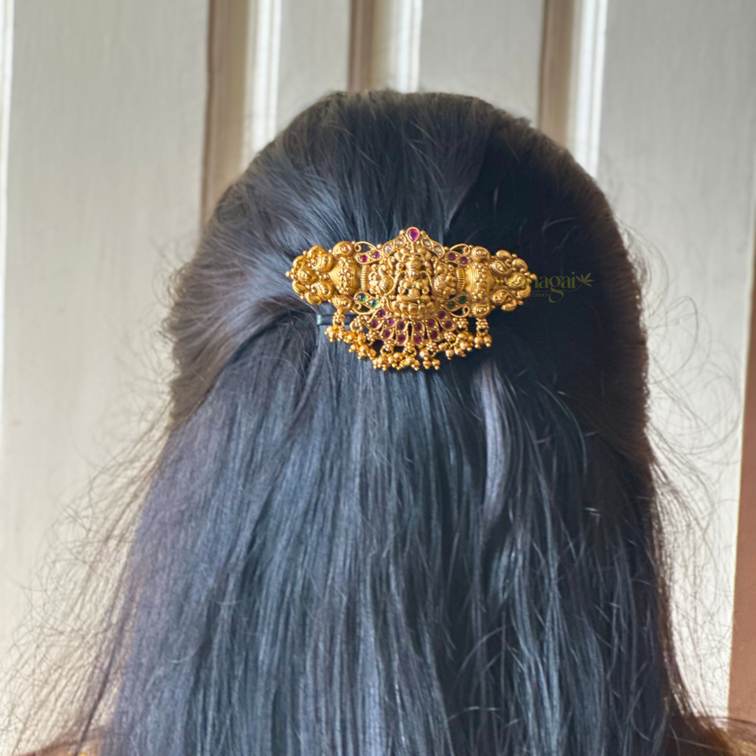 Lakshmi Design Hair Clip - Gold