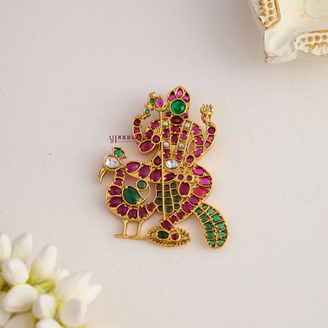 Lord Muruga Kemp Pendant