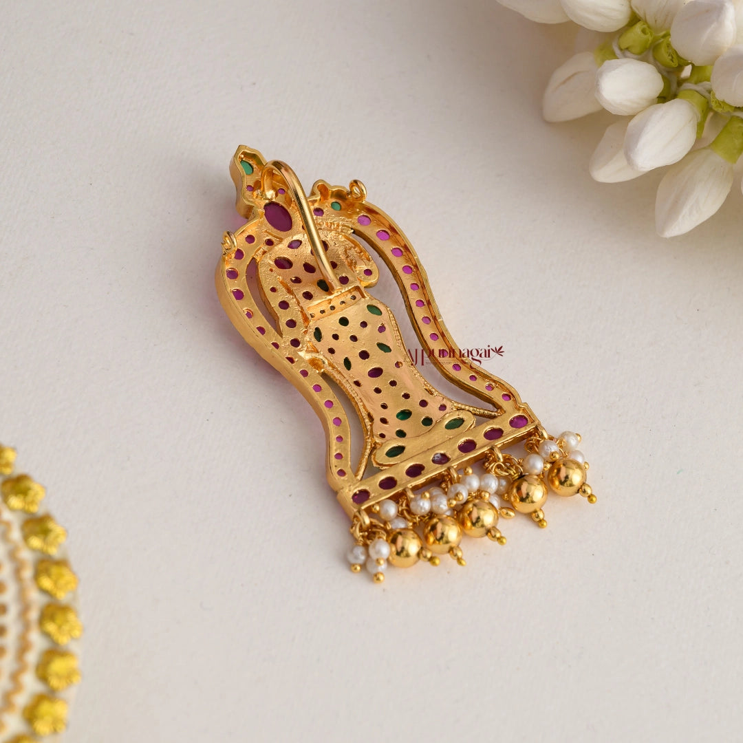 Goddess Meenakshi Kemp Pendant