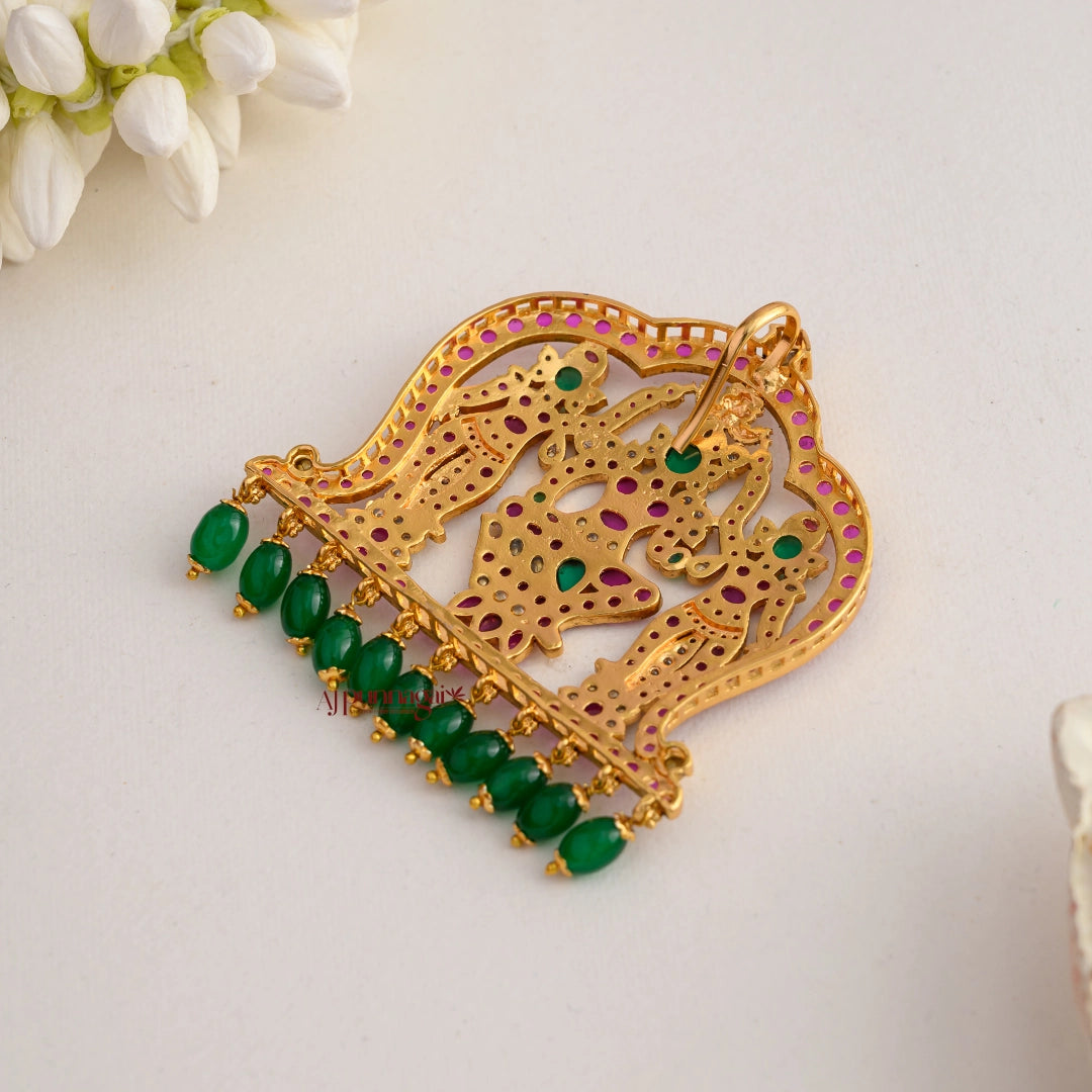 Goddess Lalitha Parameswari Kemp Pendant