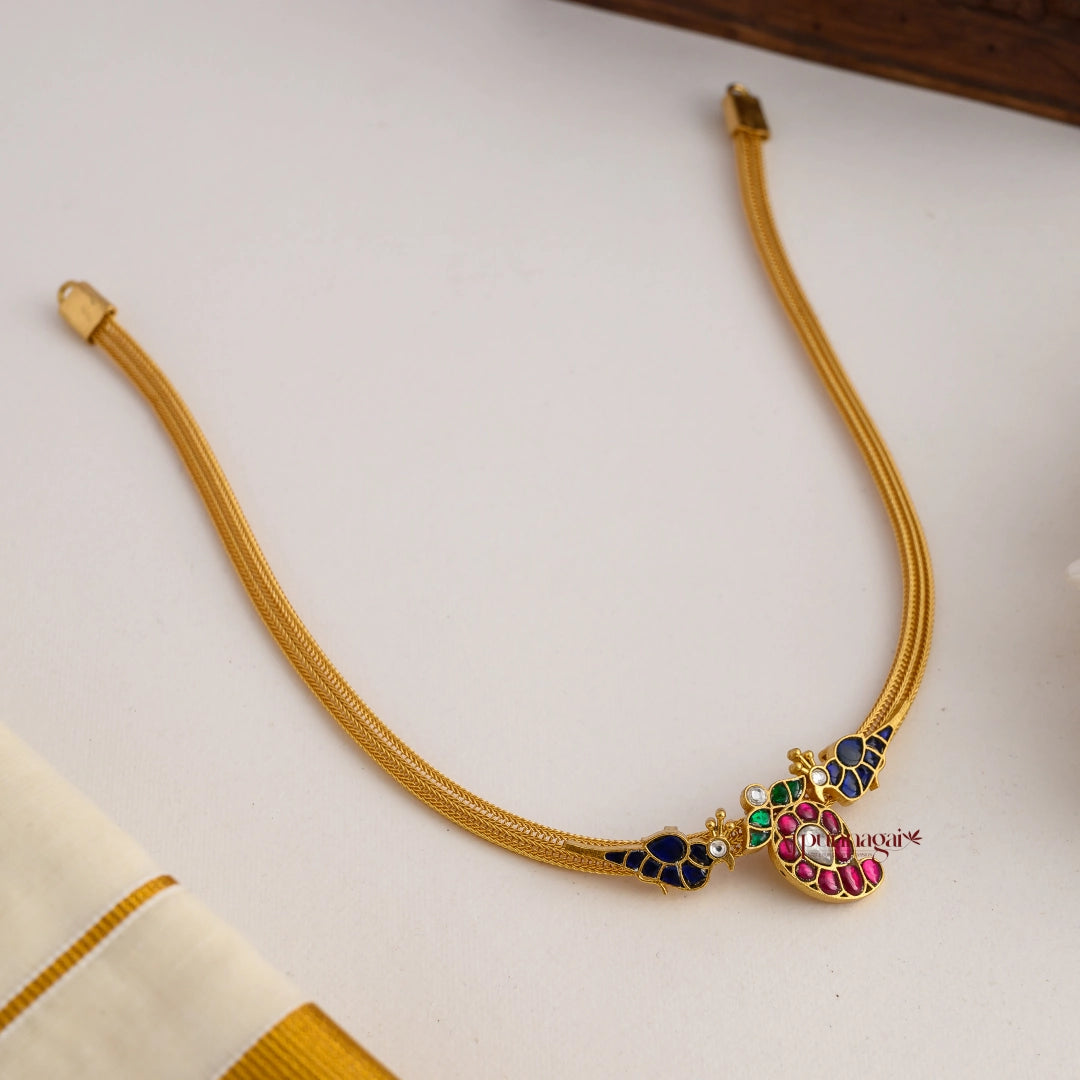 Mango With Bird Kundan Jadau Necklace
