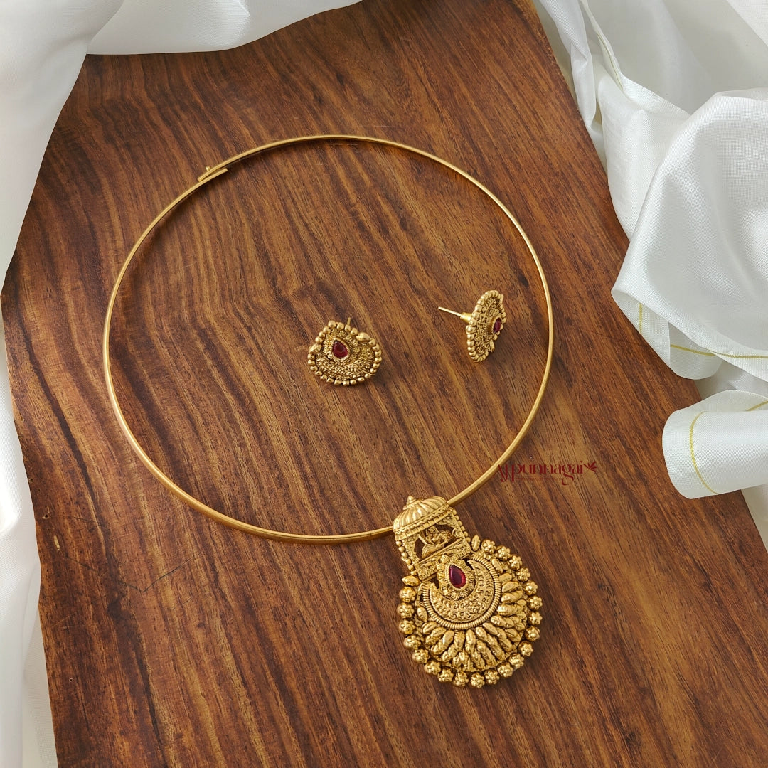 Antique Finish Hasli Necklace