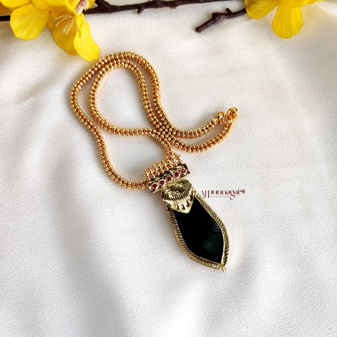 Nagapadam Pendant Chain - Green