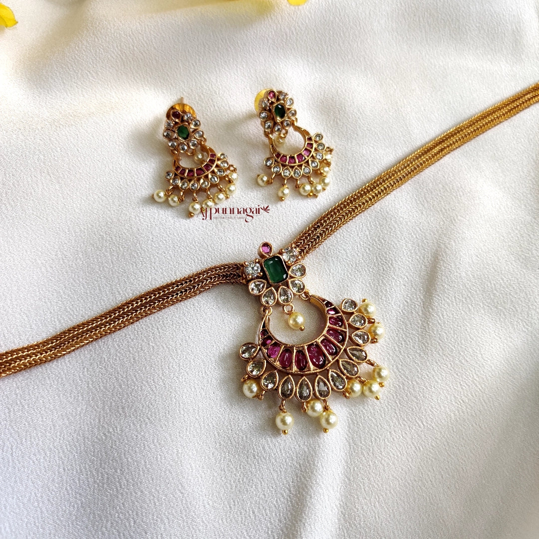 Kemp Attigai Matt Necklace