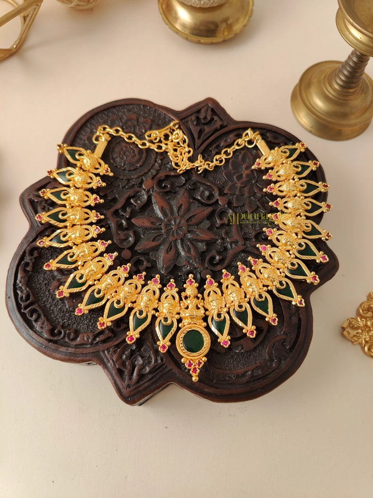 Ganesha Lakshmi Palakka Necklace