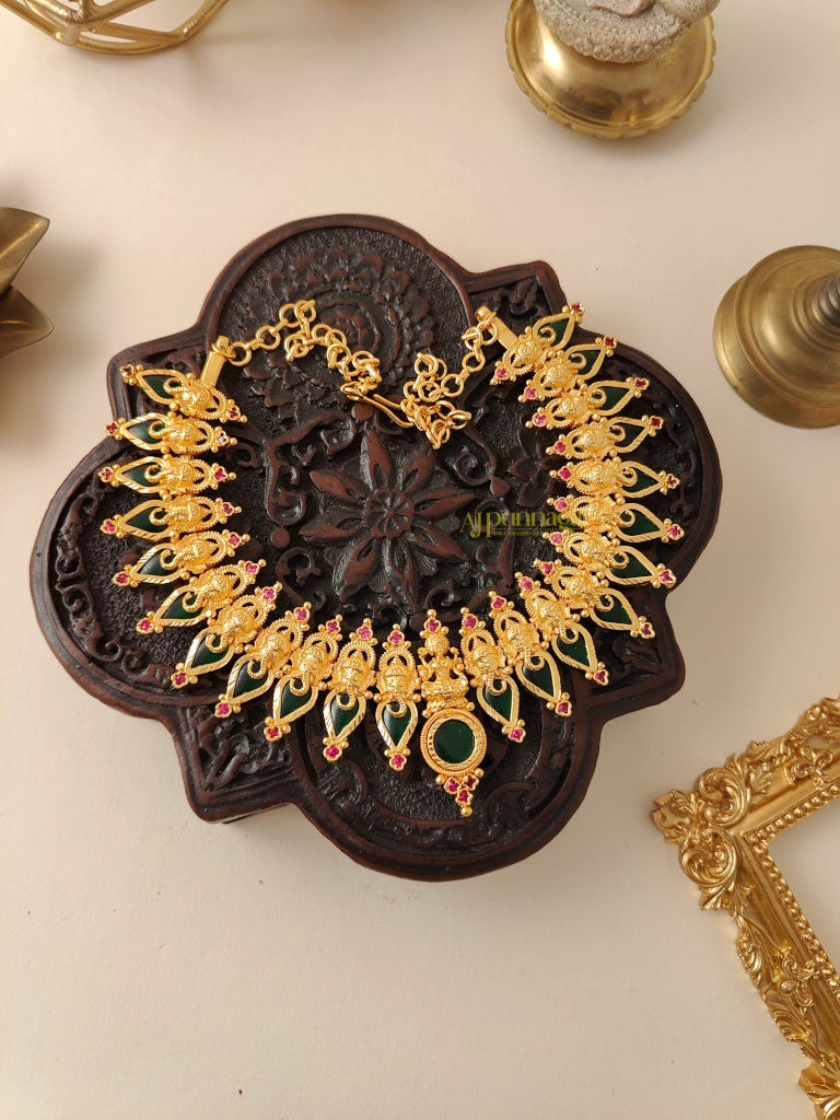 Ganesha Lakshmi Palakka Necklace