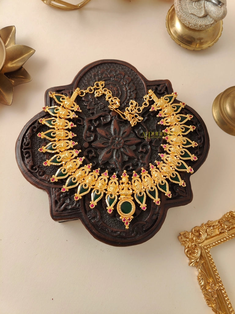 Ganesha Lakshmi Palakka Necklace
