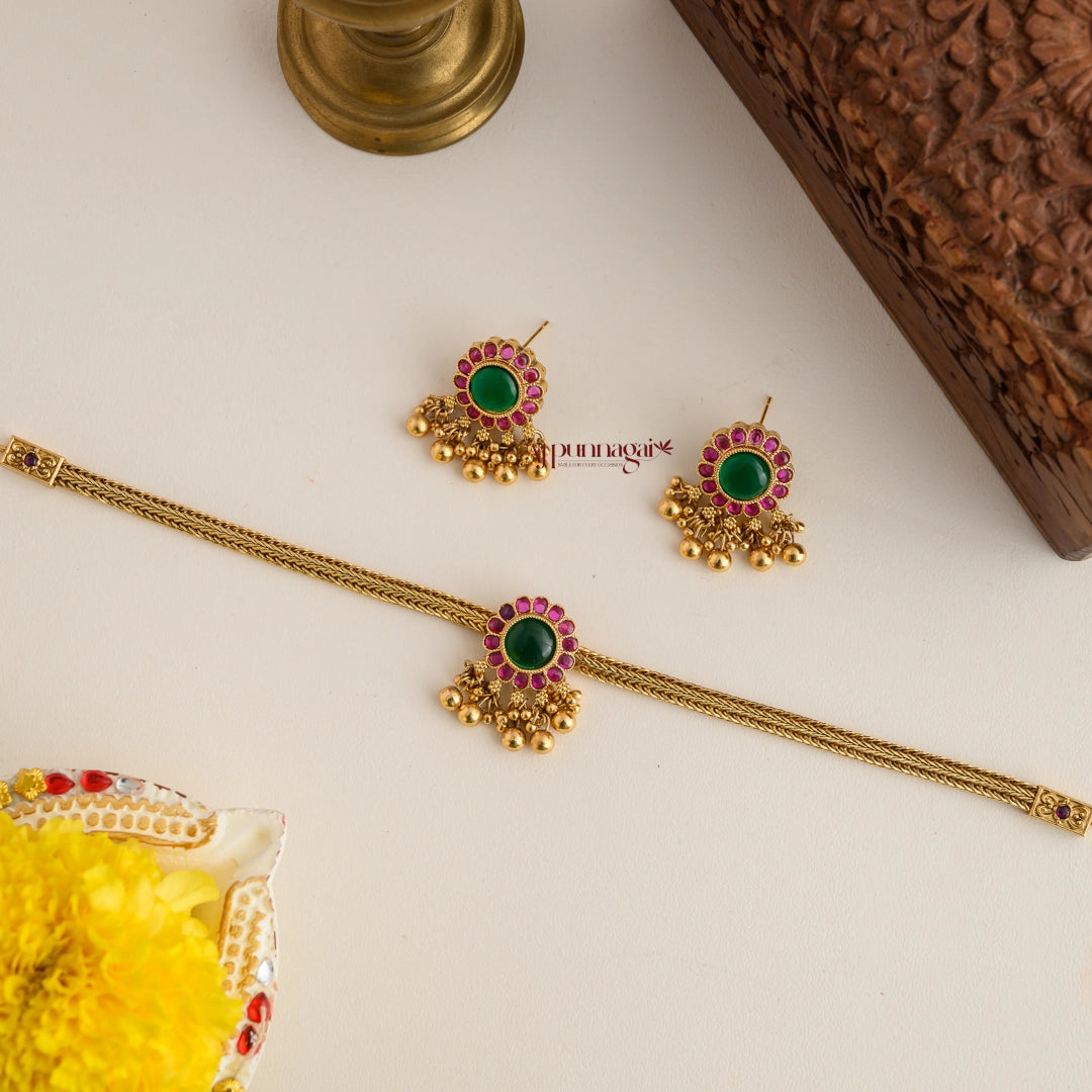 Stylish Kemp Gold Look Alike Necklace - Gold