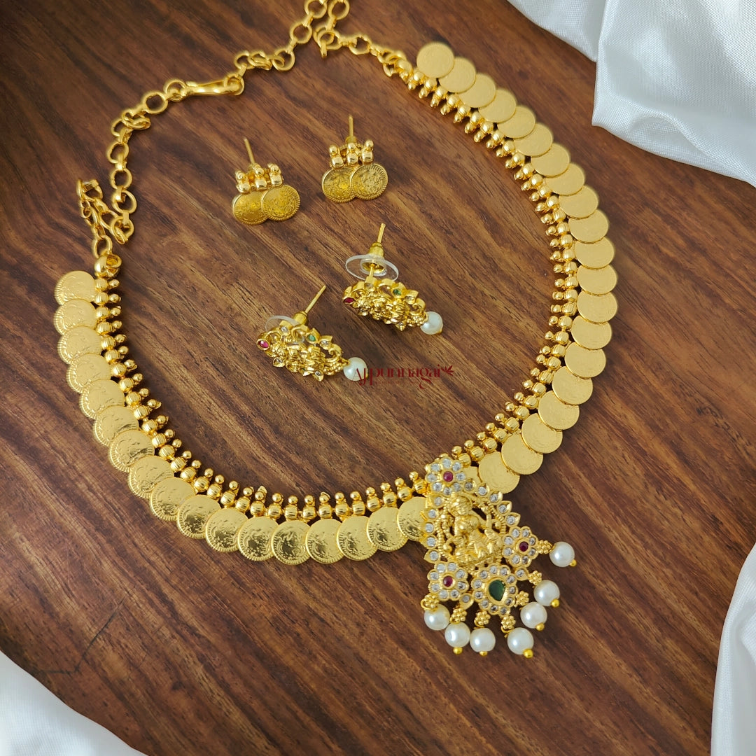 2 in 1 Lakshmi Coin Necklace