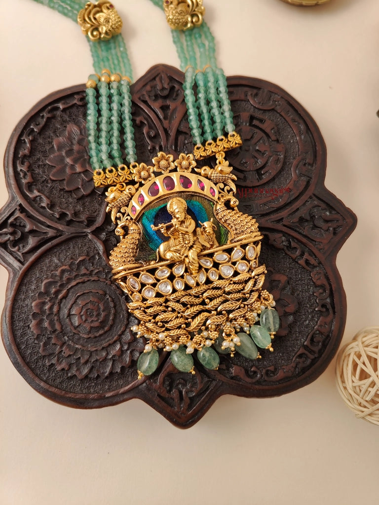 Royal Look Krishna Beaded Haram