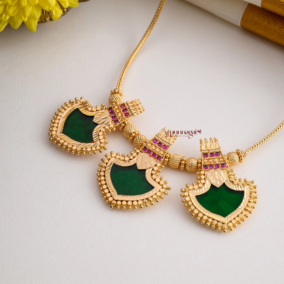 Kerala Style Palakka Bridal Necklace