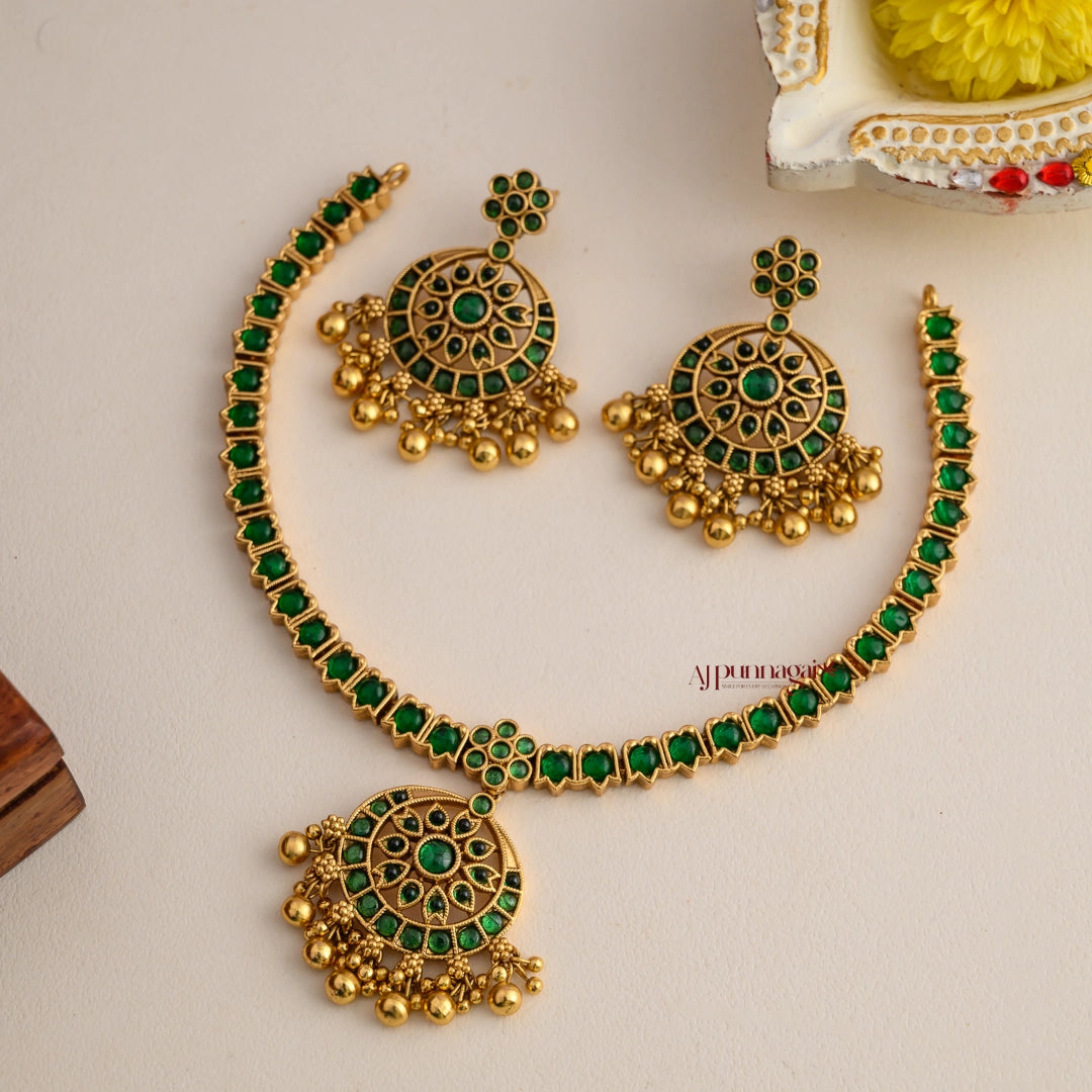 Gold Look Alike Kemp Attigai - Green