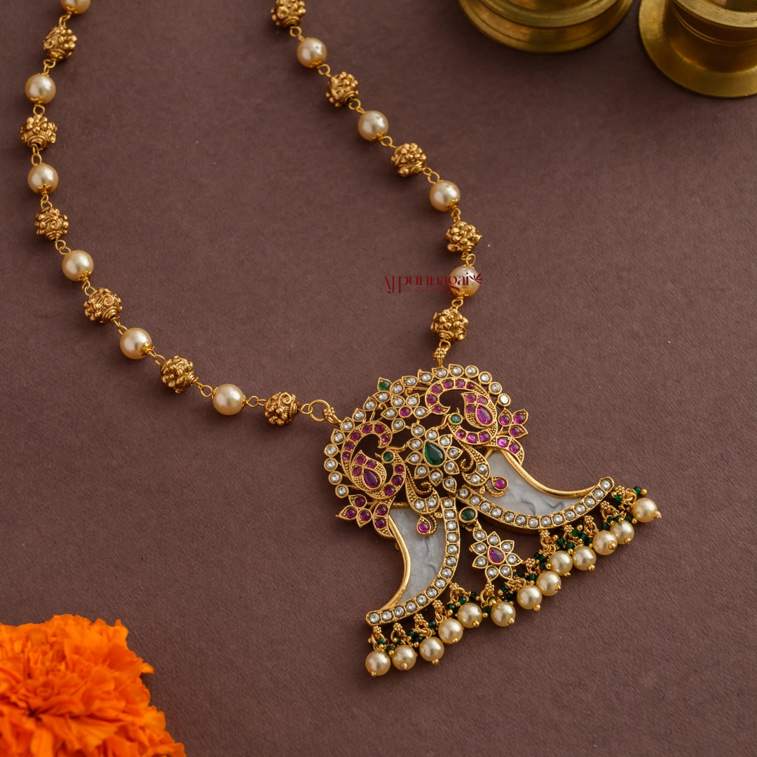Traditional Puli Goru Inspired Pendant Chain