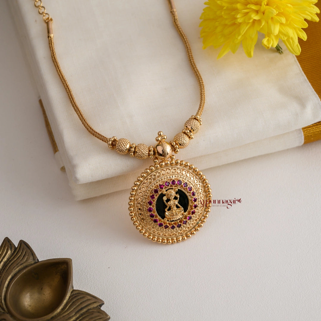 Traditional Style Lakshmi Palakka Necklace