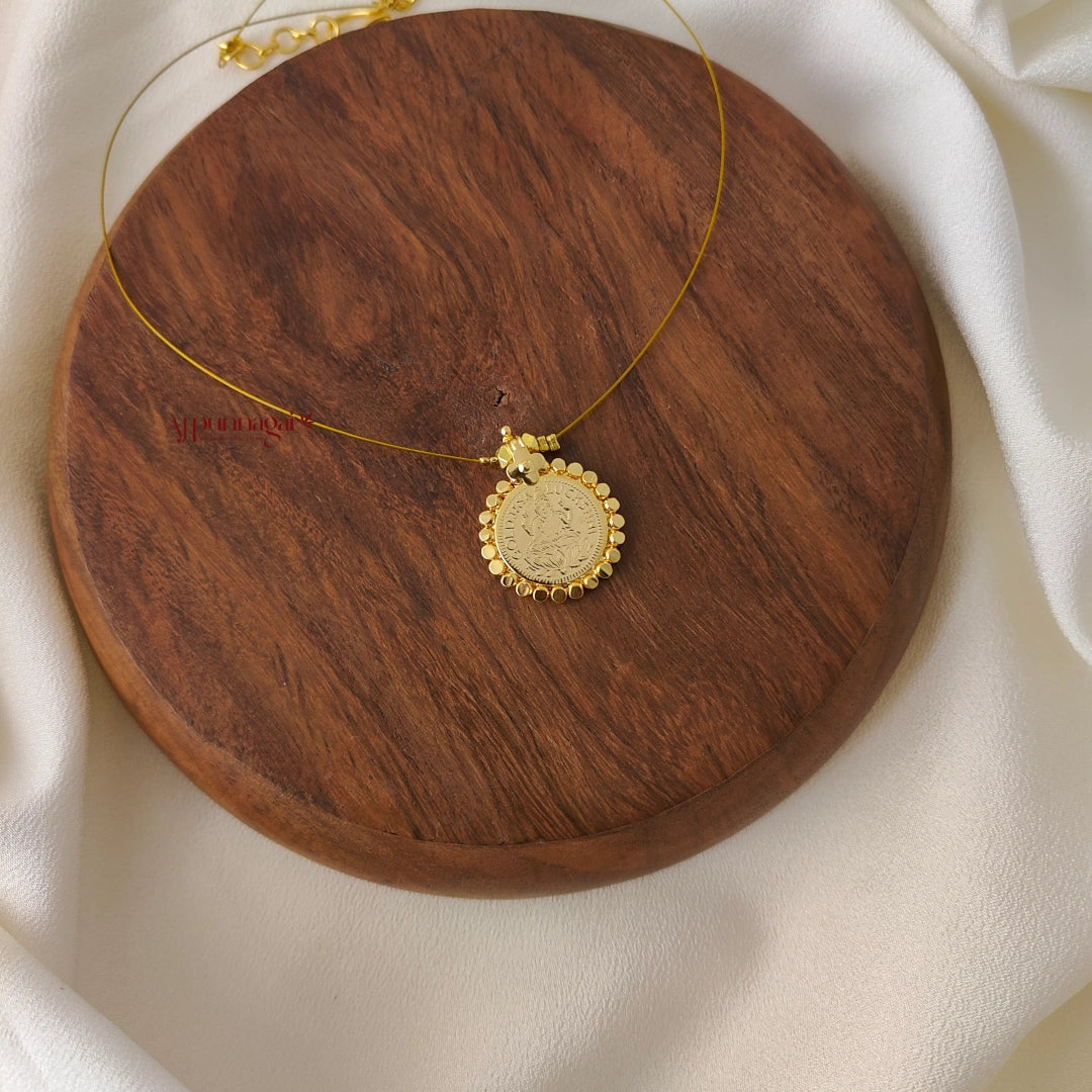 Unique Lakshmi Coin Invisible Chain