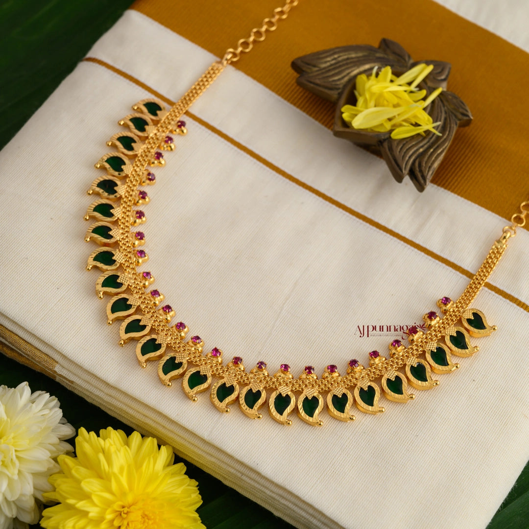 Kerala Traditional Mango Palakka Necklace