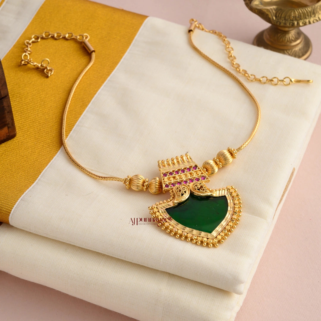 Grand Green Palakka Necklace