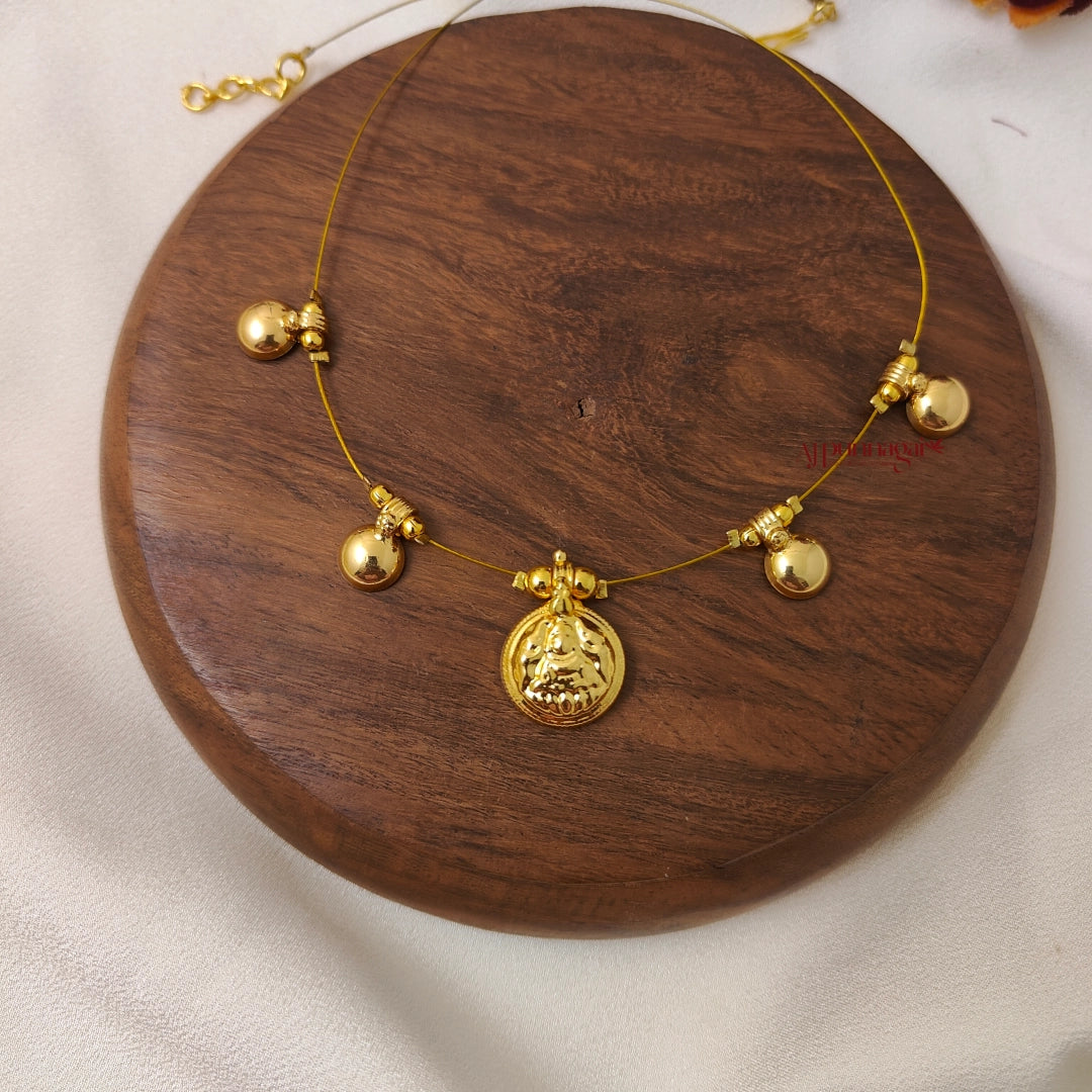 Lakshmi with Bottu Invisible Necklace