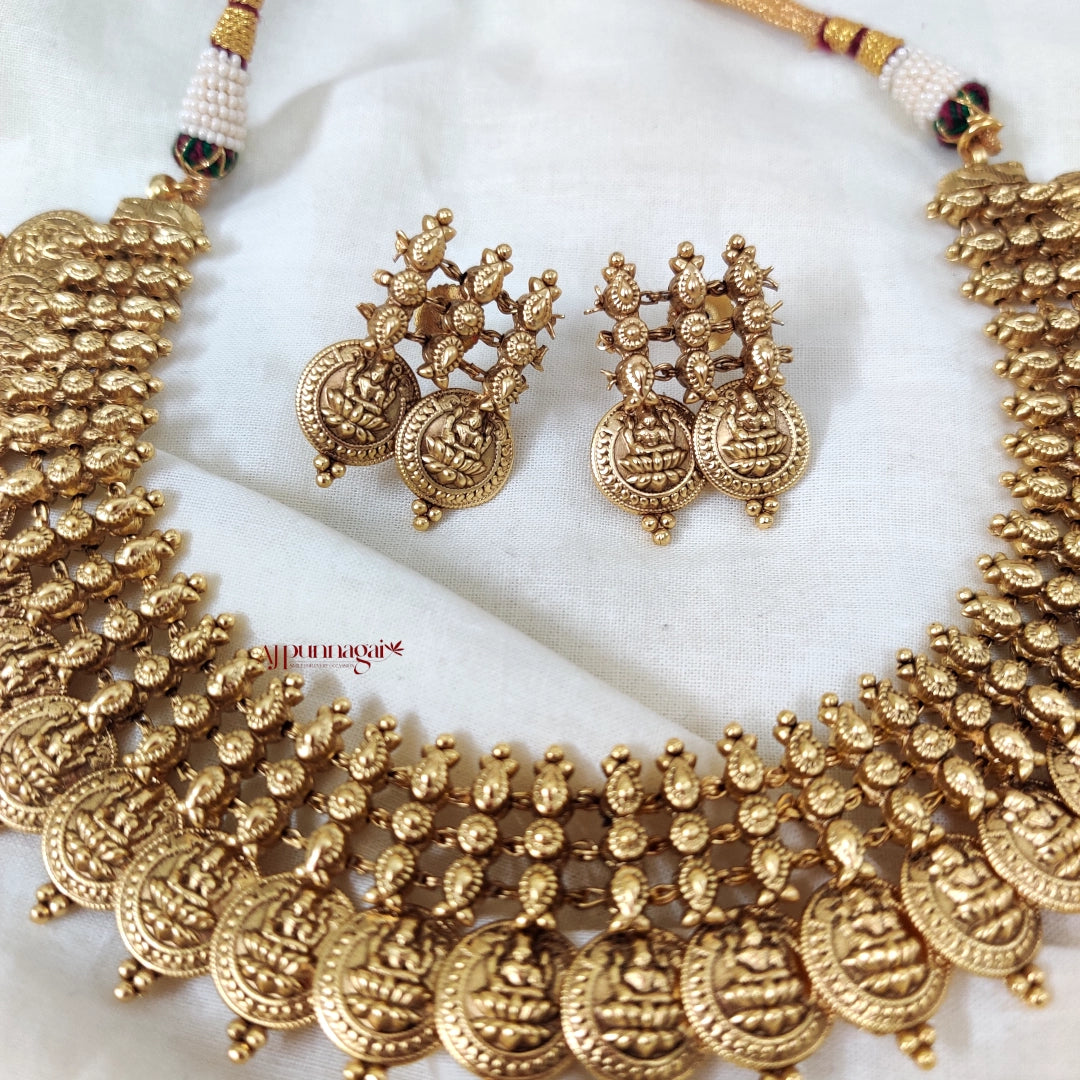 Coin Lakshmi Necklace