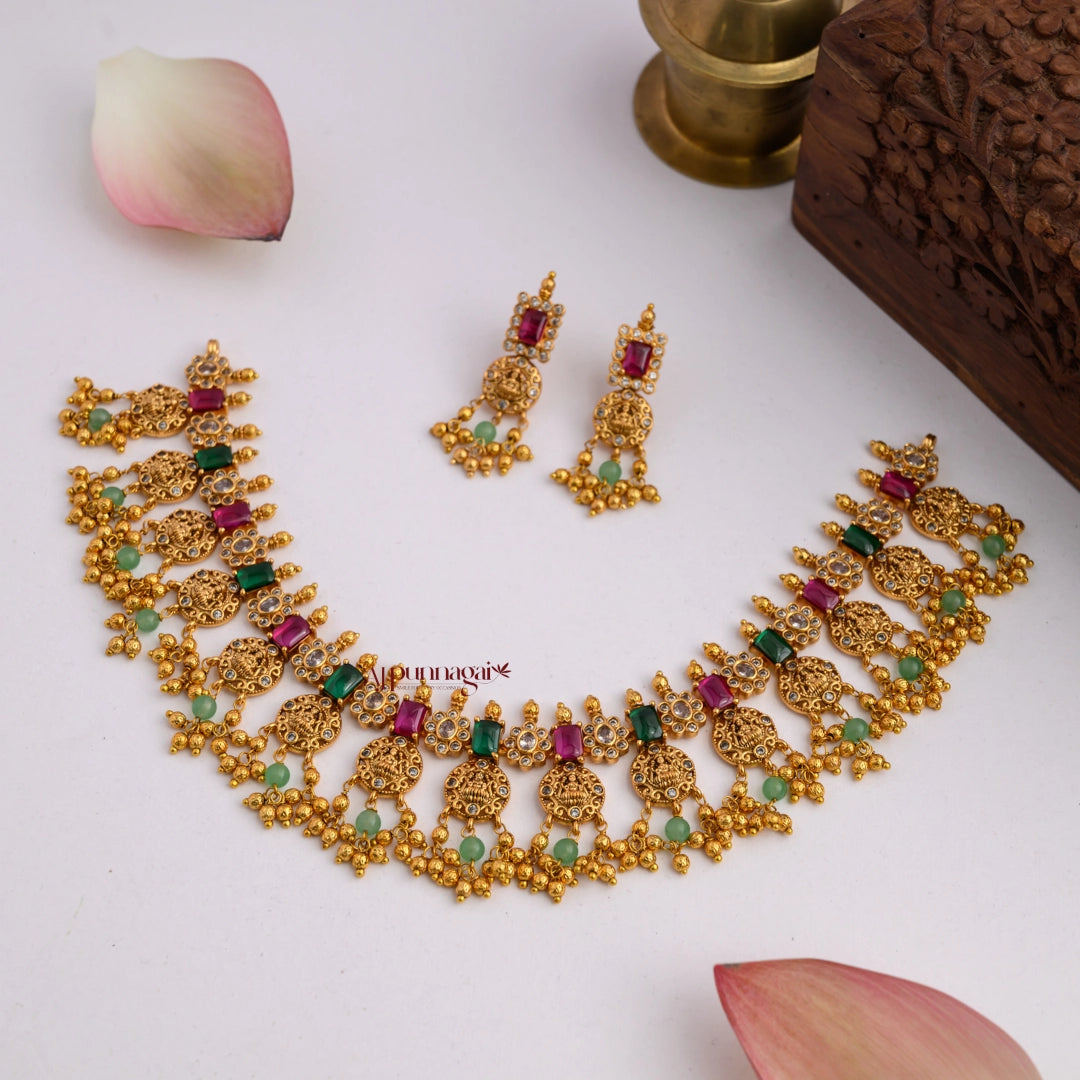 Classy Lakshmi Guttapusalu Necklace