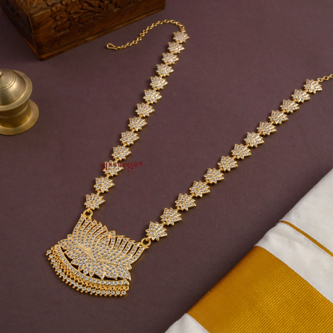 Dazzling AD Lotus Impon Gold Finish Haram