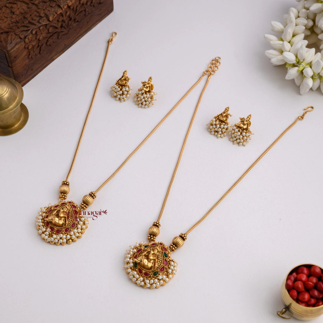 Classy Matt Krishna Necklace