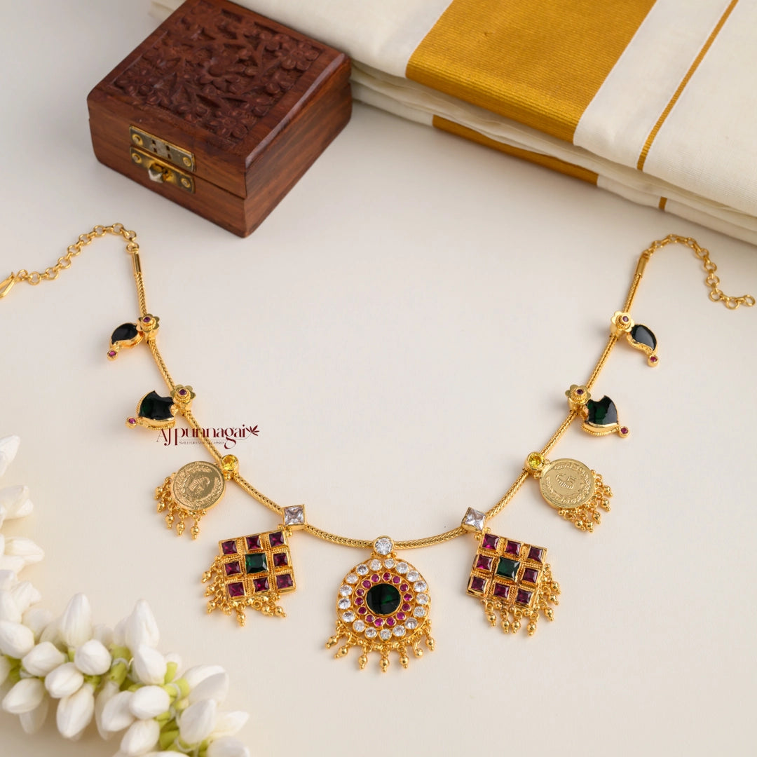 Celebrity Inspired Palakka Necklace