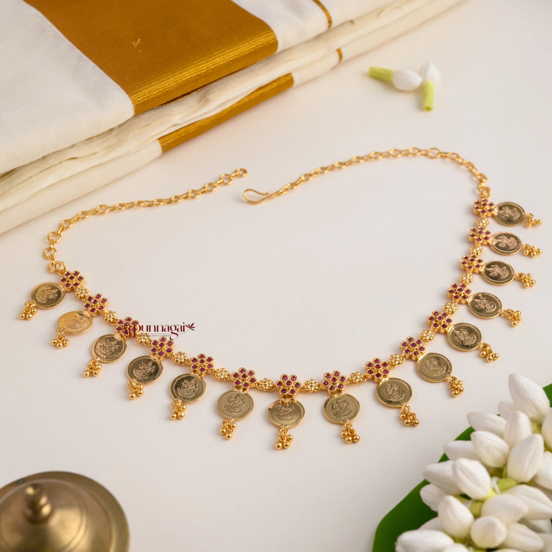 Beautiful Lakshmi Coin Necklace