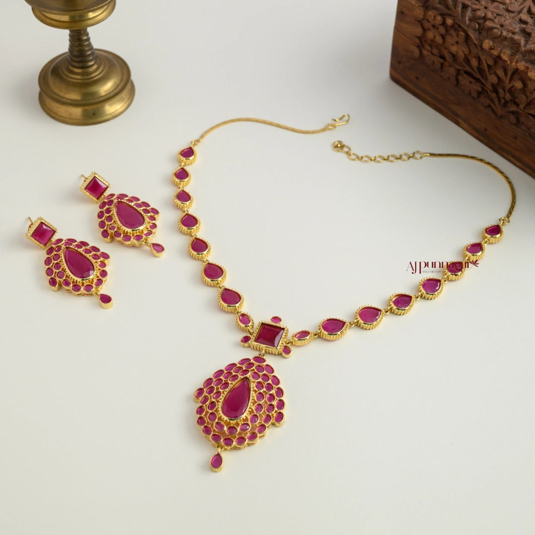Dazzling Ruby AD Necklace