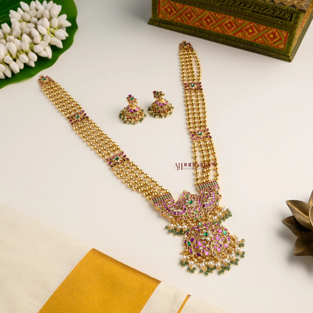 Gold Look Alike Kundan Jadau Bridal Haram