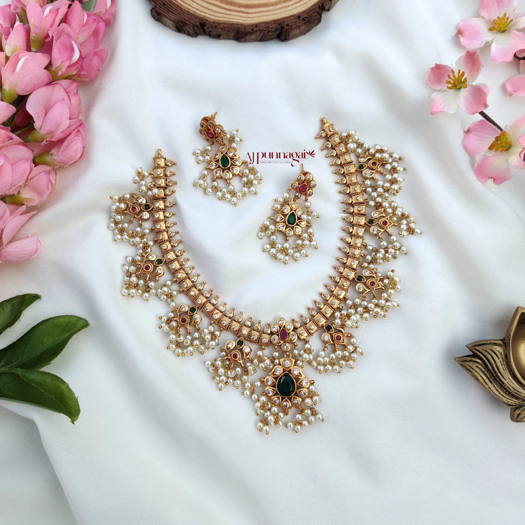 Traditional Guttapusalu Necklace