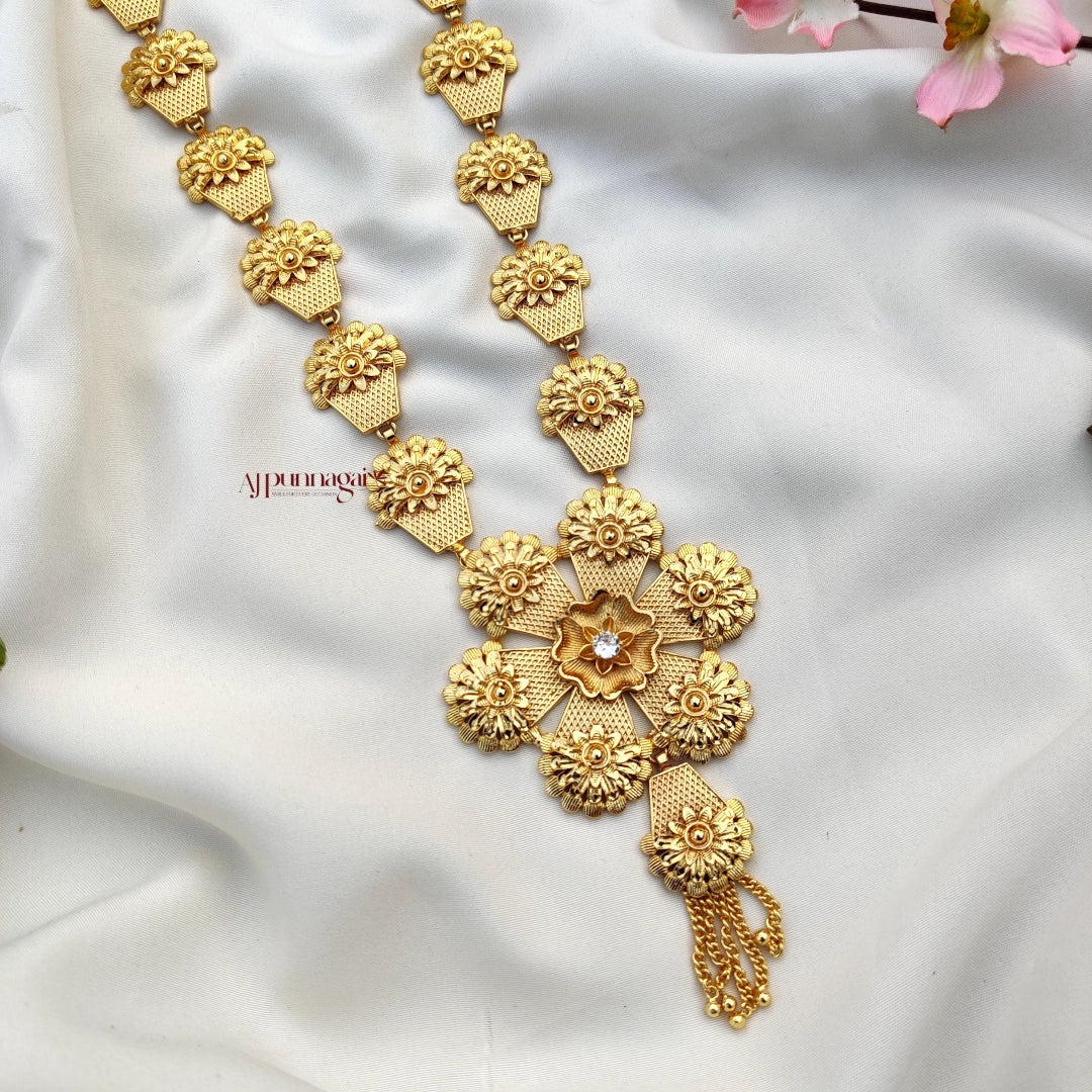 Stunning Gold look Floral Design Haram