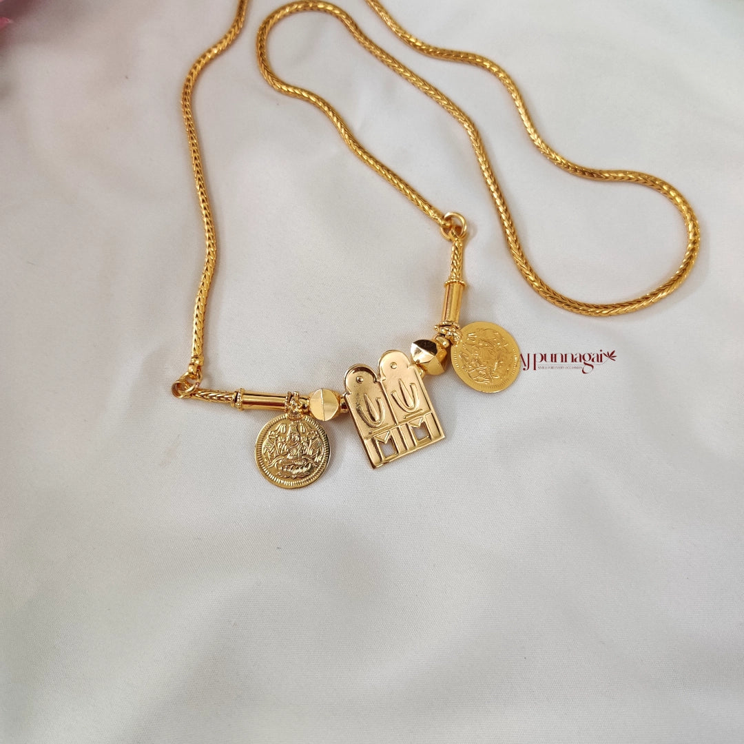 Traditional Vishnu Lakshmi coin Thirumangalyam with Kodi Chain