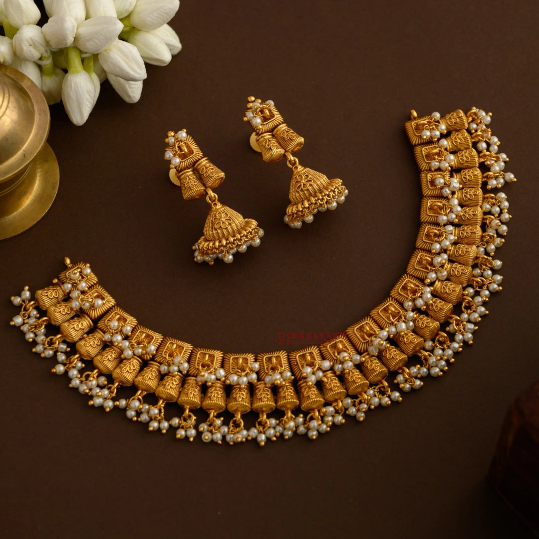 Unique Pearl Antique Necklace