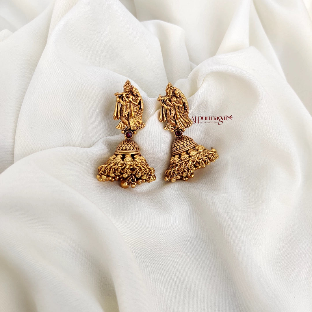 Beautiful heritage Radha Krishna motifs Beaded Haram