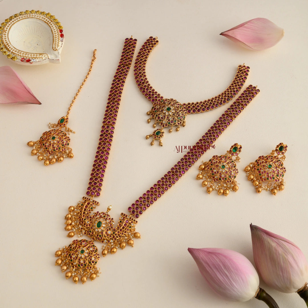 Classy Semi Bridal Kemp Combo Set