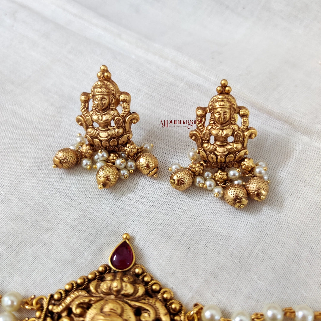 Lakshmi 5 Layer Pearl Choker