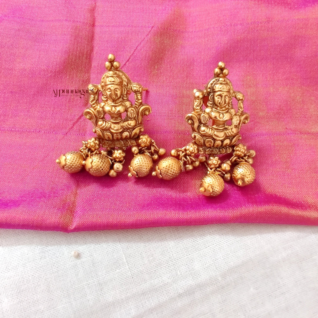 Lakshmi 5 Layer Gold Bead Choker