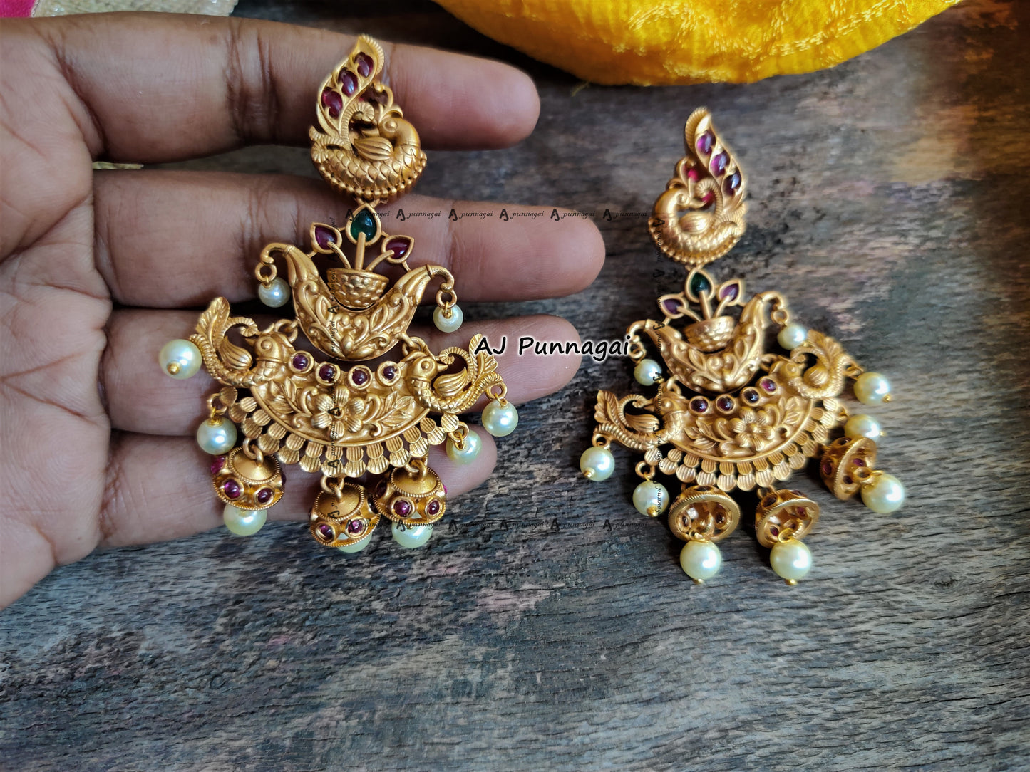 Peacock Hanging Earring