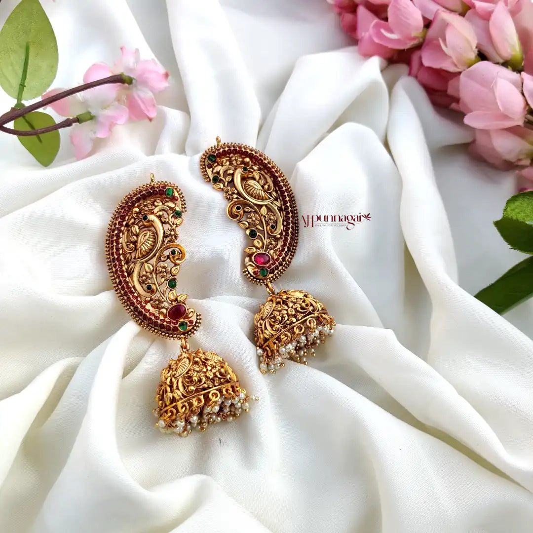 Stunning Crafted Peacock design Bluetooth Earring