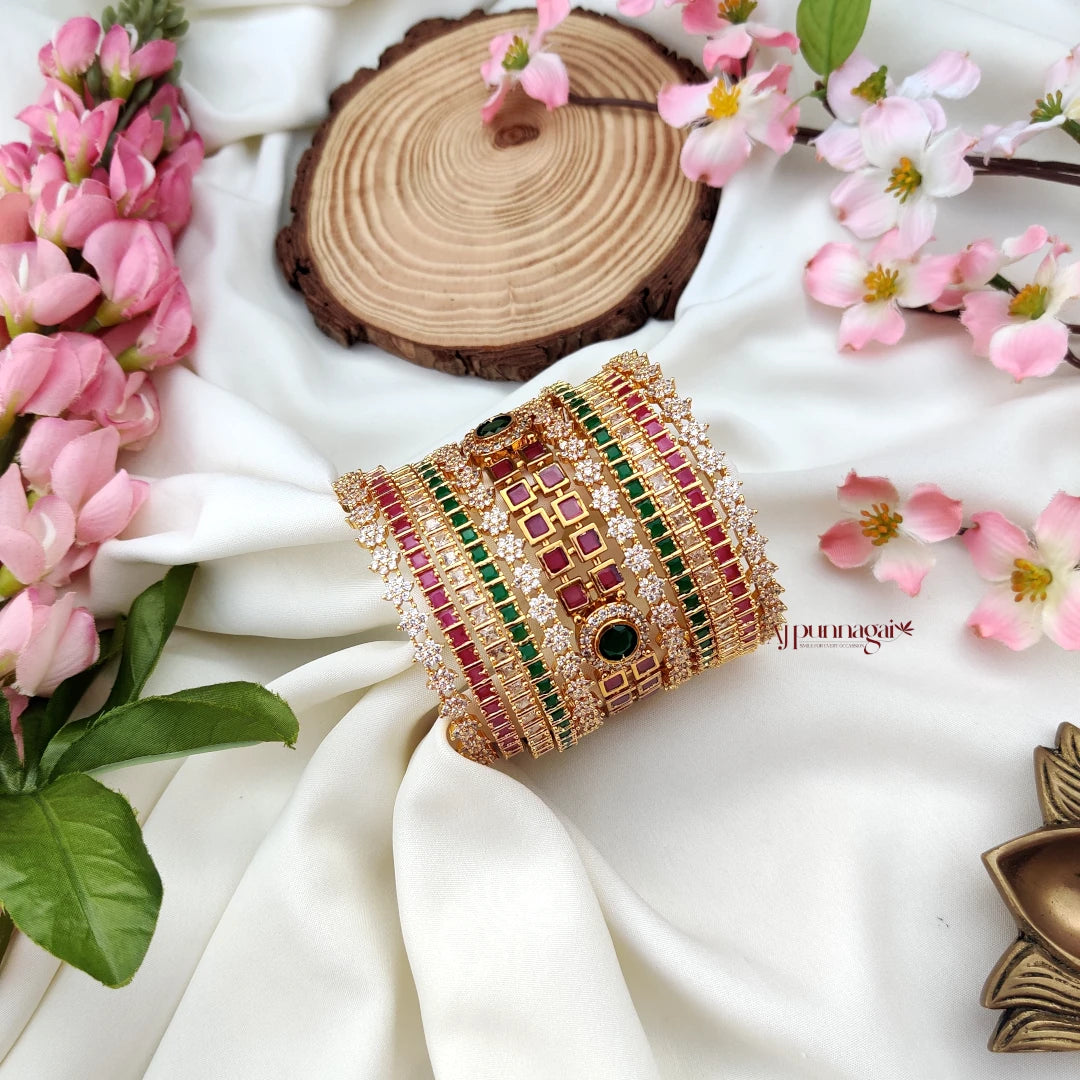 Bridal Bangle Combo - Set of 11