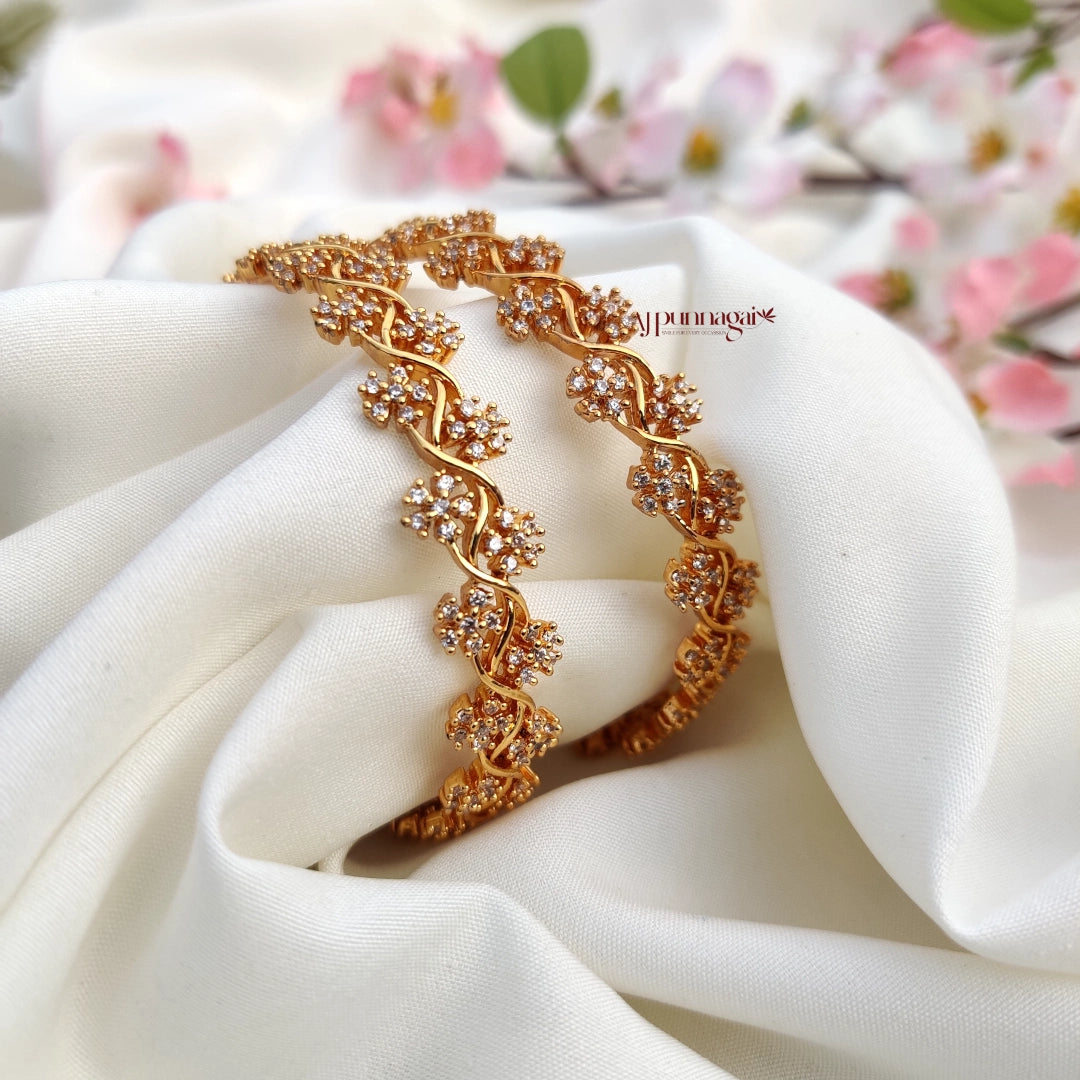Traditional Floral Design Bangles
