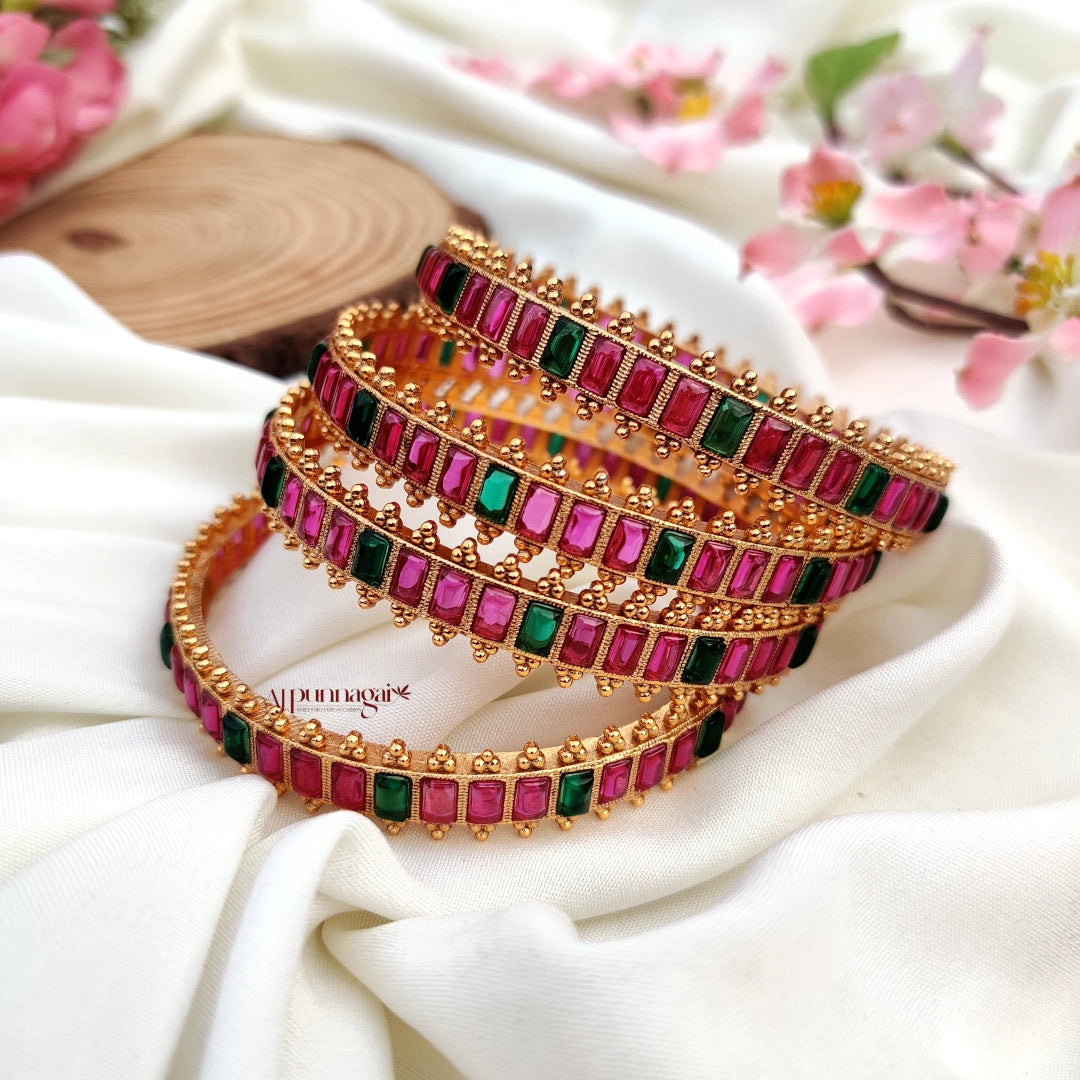 Beautiful Kemp & Green Bangles