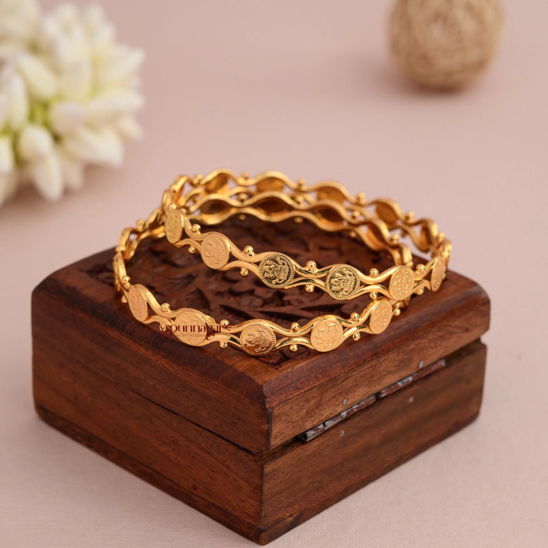 Classy Lakshmi Coin Bangle