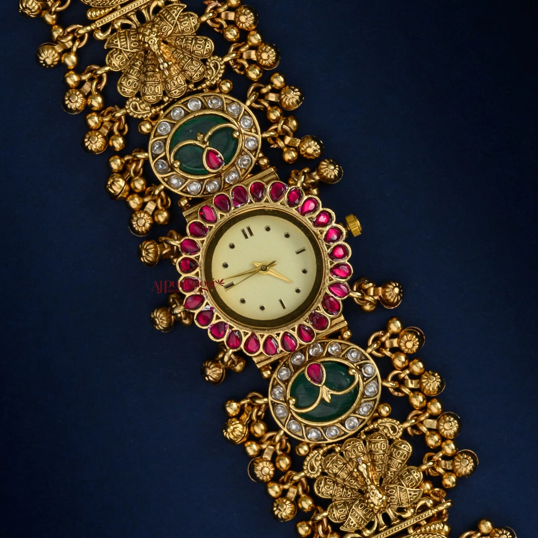 Grand Gold Look Alike Bridal Watch - Cream