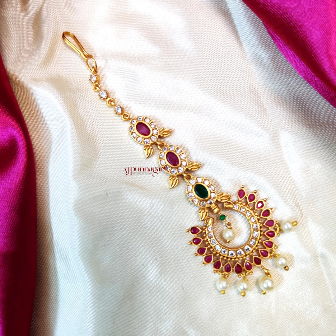 Elegant AD maang tikka - Multi