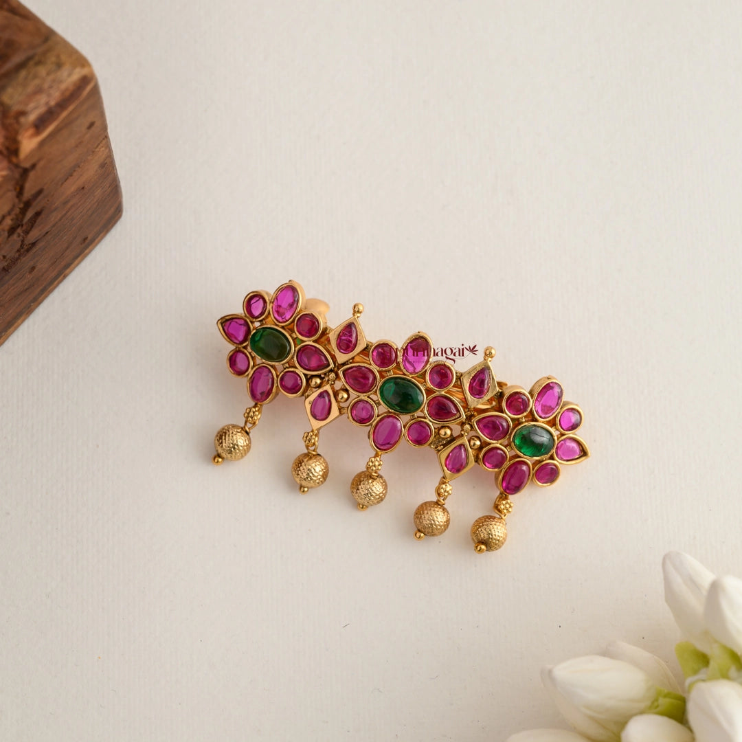 Cute Floral Kemp Hair clip
