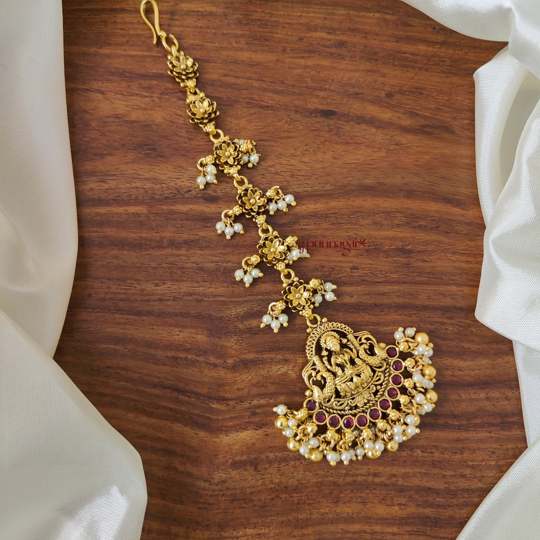 Floral Lakshmi Chutti - Ruby