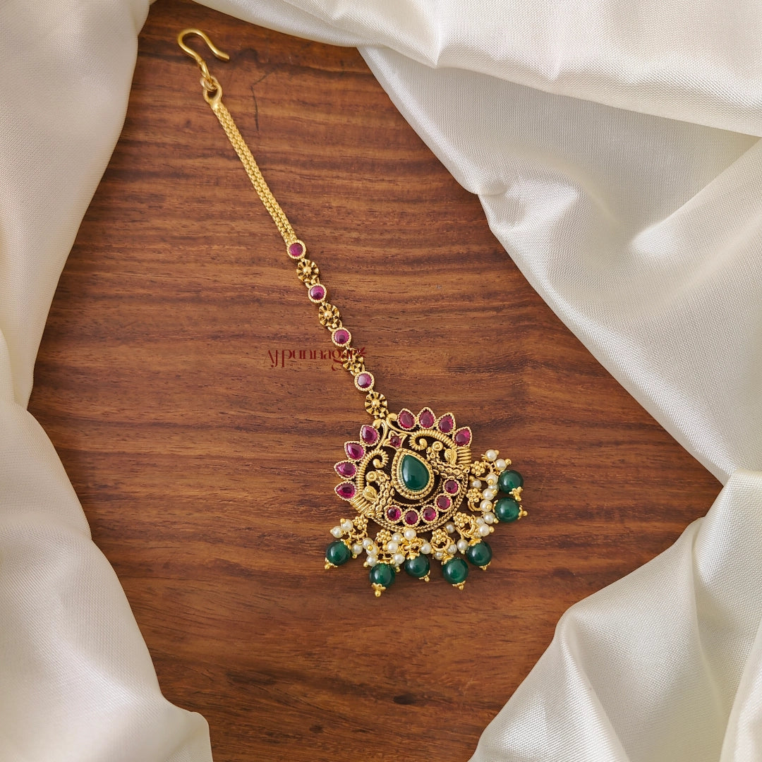 Peacock Kemp Chutti - Green