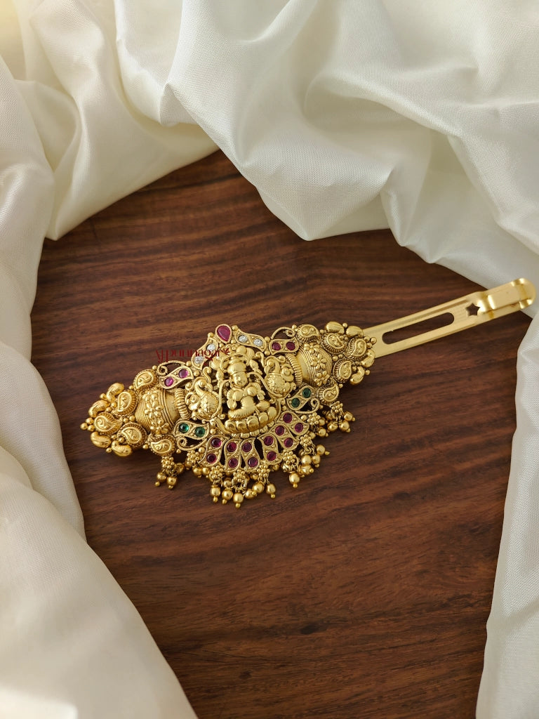 Lakshmi Design Hair Clip - Gold